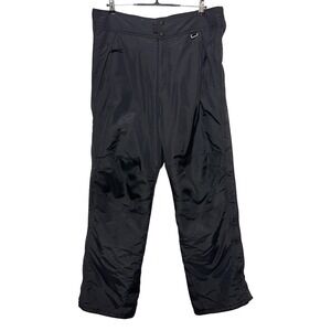 Slalom Snow Pants Mens Large 37x32 Gray Insulated Ski Fleece Lined Zipper Cuffs